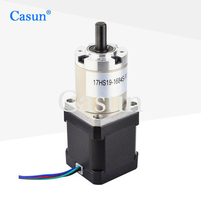 İyi fiyat Düğme azaltma oranı 99.5/1 Planetary Stepper Motor 0.44mN.m NEMA 17 Cnc Robot Kol için çevrimiçi