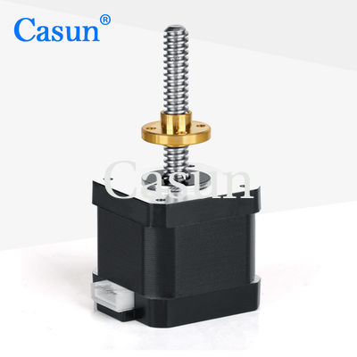 İyi fiyat Casun Lineer 34mm NEMA 17 Kurşun Vidalı Step Motor 42mm 6.4V 1.28A çevrimiçi