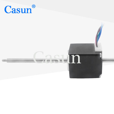 İyi fiyat 80mN.M Nema11 Non Captive Stepper Motor Through Screw Lead 8mm 0.8A 4.64V çevrimiçi