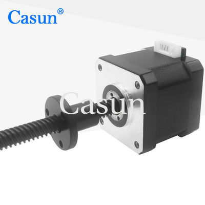 İyi fiyat Mekanik İşleme için 1.8 Derece NEMA 17 Step Motor Tr8 * 4 40mm Gövde 2.0A çevrimiçi