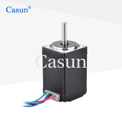 Yüksek hassasiyet 1.8 derece 28*28*45mm Nema 11 Hybrid Stepper Motor 1.5A ATM makinesi için