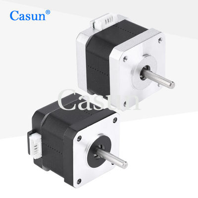 İyi fiyat 8V NEMA 17 Adımlı Motor 0.8A 40mm 2 Faz 1.8 Derece 3B yazıcı için çevrimiçi