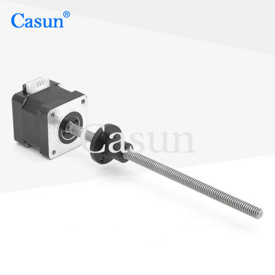 İyi fiyat Nema14 35x35x34mm kurşun vida stepper motoru Tr8x4 P2 Mini Captive Stepper motoru çevrimiçi