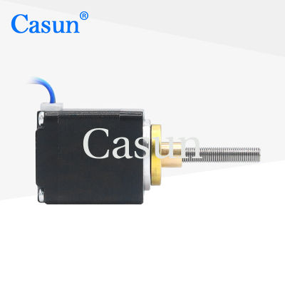 Mini doğrusal motor 1.8 derece NEMA 11 Kaptif doğrusal aktüatör hibrit adımlı motor