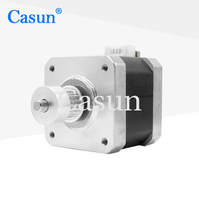 42X42X40mm 1.8 derece 2 fazlı 0.5Nm Nema 17 dişli ocağı CNC için adımlı motorla