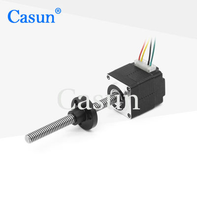 Casun Nema8 Hibrit Kurşun Vida Step Motor Tr4x2 Siyah Renk