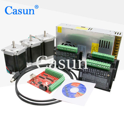 Nema 34 86x86mm CNC Kiti 4 Eksen Açık Döngü Step Motor 12N.M CNC Makinesi İçin