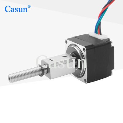 NEMA 8 Top vida stepper motoru 0.5A 25mm gövde görme sistemi için
