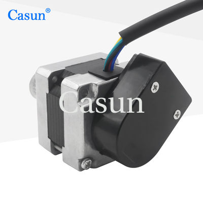 İyi fiyat Casun Hibrit Adımlı Motor Nema16 105mN.m 8.75V Yüksek Kalite Adımlı Motor Kodlayıcı ve Düğme ile çevrimiçi