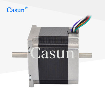 Çift Mi 1.8 Derece 4 Faz 1.26N.m DC NEMA 23 Hibrit Adımcı Motor CNC Robotu