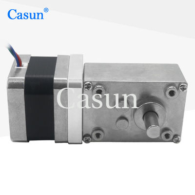 İyi fiyat Casun Nema 17 Hybrid Stepper Motor Worm vites azaltıcı 270mN.m 2.93V 36/1 oranı çevrimiçi