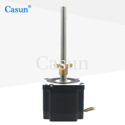 Casun Motor'dan CE RoHS Sertifikalı, 24V DC 4.5N.m Frenli Nema 34 Hibrit Step Motor